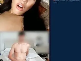 Transe auf Flingster mit großen Titten und Schwanz