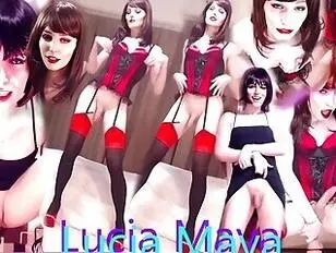 Lucia Maya Solo schattige rukdildo