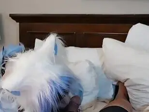 Cosplay di Nyxi Leon a quattro zampe