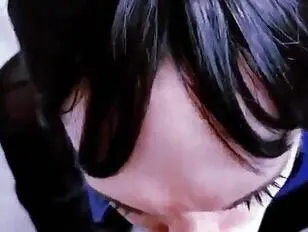 Goth Trans Savors Big Black Dick