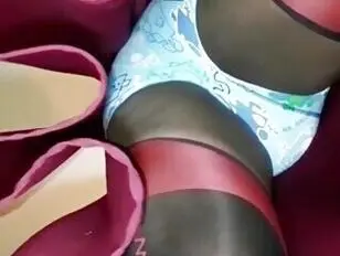 BlueGirl70 सेक्सी निकर्स और स्टॉकिंग्स