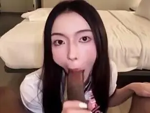 Cute Asian femboy take bbc deep in her pussy