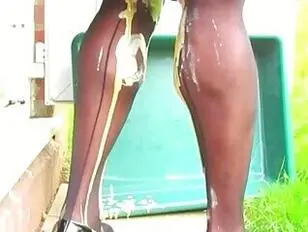 BlueGirl70 Messy Stockings Fetish