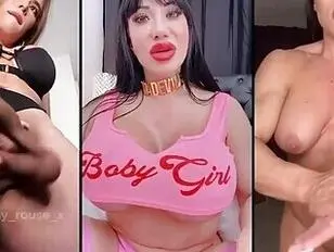 Beautiful shemale cocks and muscle girls ffb edging edition vol 2