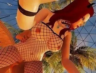 Shemale Fucks Artwork - Shemale Fucks Babe in 3D Sex Game - Tranny.one