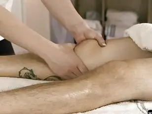 Sexy ts masseuse Natalie Mars analed her clients ass