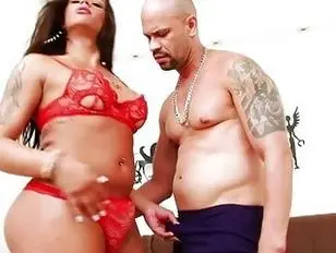 Racy TS Sabrina barebacked by big cock