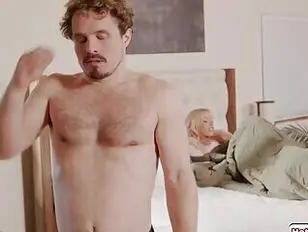 Ts Brittney Kade sucked off by roommate